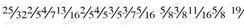 Geometric sans Seri字体转换